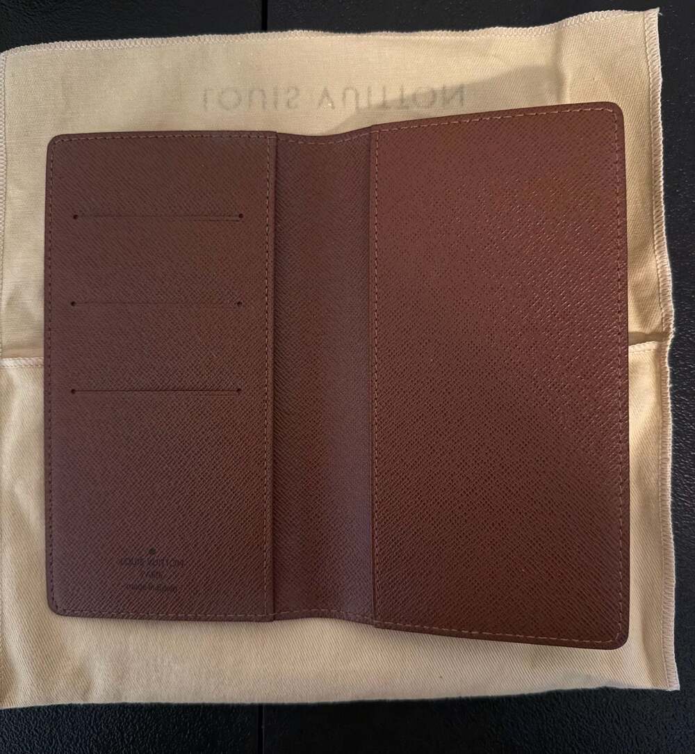 Louis Vuitton Monogram Canvas Long Wallet Checkbook Cover - Picture 4 of 6